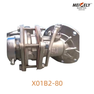 X01B2-80 válvula de pé de fluxo limpo Solução ultra-higiênica para operações de caminhões-tanque