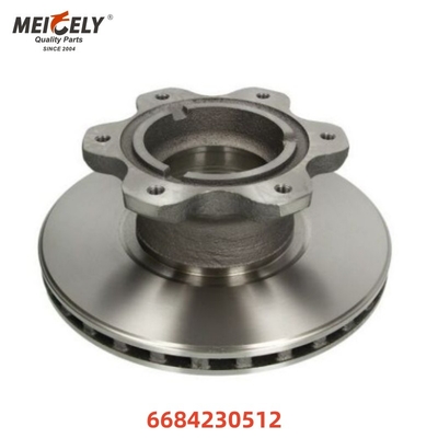 Peças sobressalentes Discos de travagem Rotor de travagem 6684230512 6684230312 Para camião Mercedes Benz